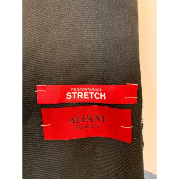 Alfani 36R Slim Jacket Black Stretch Tech Pockets Wrinkle Resist NWT RZ10405 - Picture 7 of 14